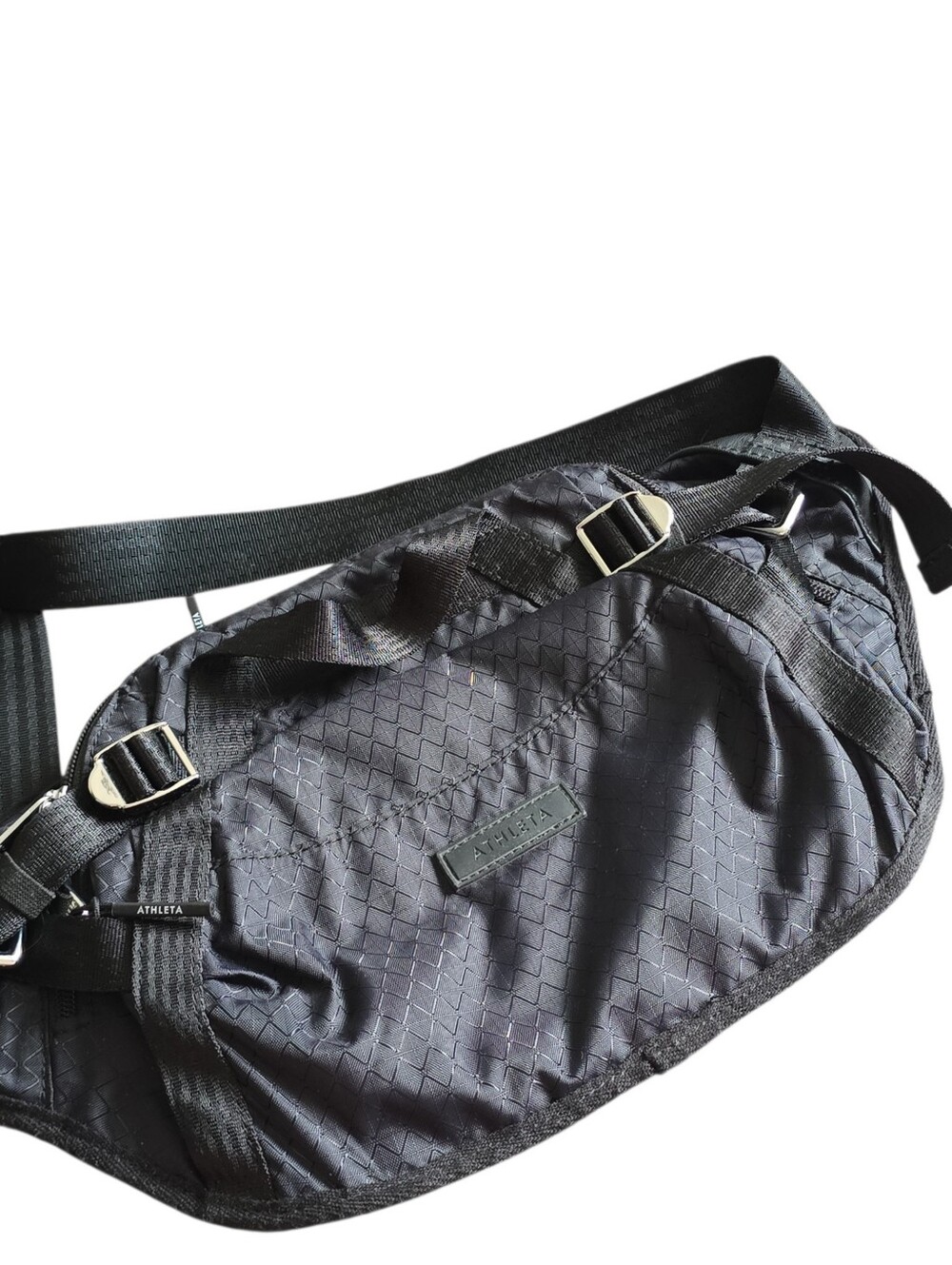 Athleta Excursion Large Waistbag Sling Crossbody Bag, Black